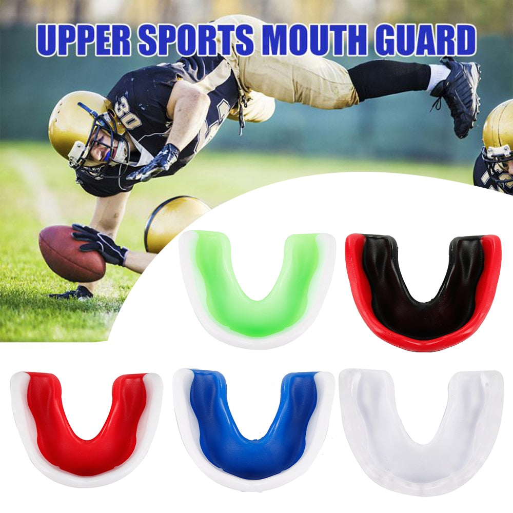 1Pcs campaign protective Mouth Boxing Braces with box Teeth Protector Tooth Brace Protection Basketball Rugby Karate tooth guard