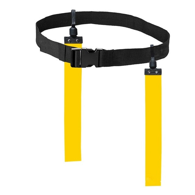 American Football Match Training Belt Rugby Flag Training Tag Waist Strap Flag Adjustable Ribbon Professional Free Size Belt 4