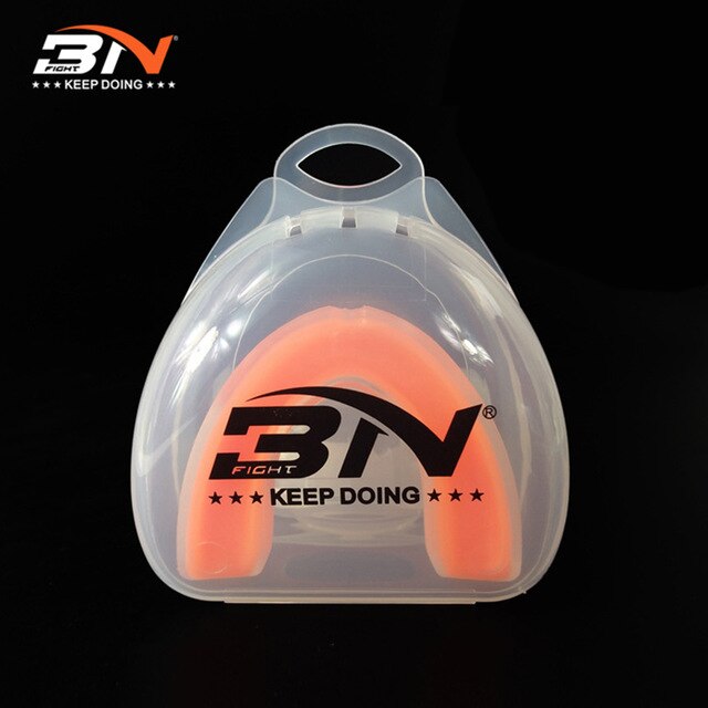 BN Dual Layers Boxing Mouth Guard Adult/Kids Gum Shield Teeth Protector Muay Thai Basketball Rugby Taekwondo Sport Teeth Guard