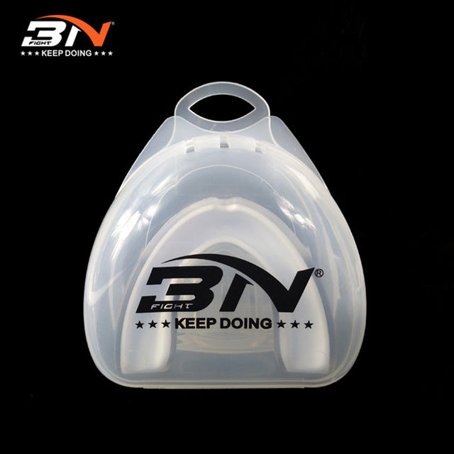BN Dual Layers Boxing Mouth Guard Adult/Kids Gum Shield Teeth Protector Muay Thai Basketball Rugby Taekwondo Sport Teeth Guard