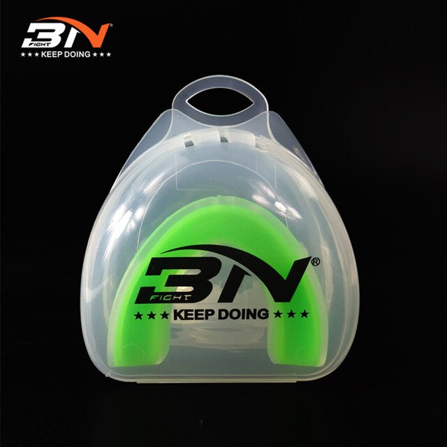 BN Dual Layers Boxing Mouth Guard Adult/Kids Gum Shield Teeth Protector Muay Thai Basketball Rugby Taekwondo Sport Teeth Guard