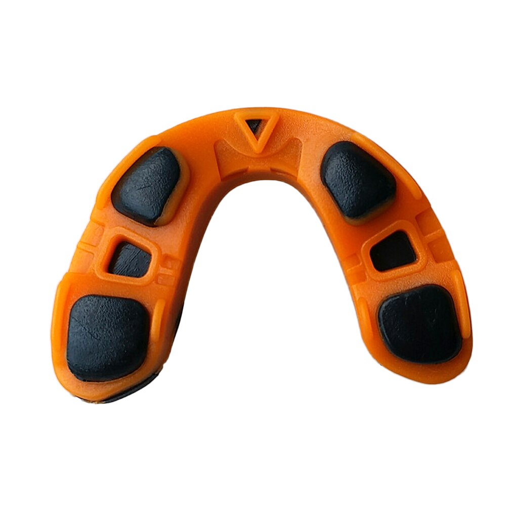 1 Piece Rubber Shield Tooth Protector Mouth Guard Boxing Soccer Mma Rugby Mouthpiece