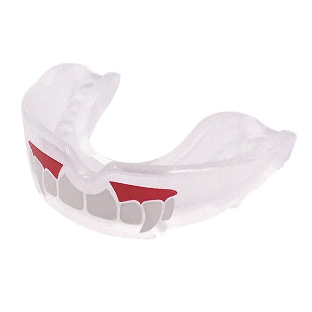 Adult Sports Mouth Guard Oral Teeth Safety Protectory Printed Food Grade EVA Outdoor Rugby Basketball Training Accessories