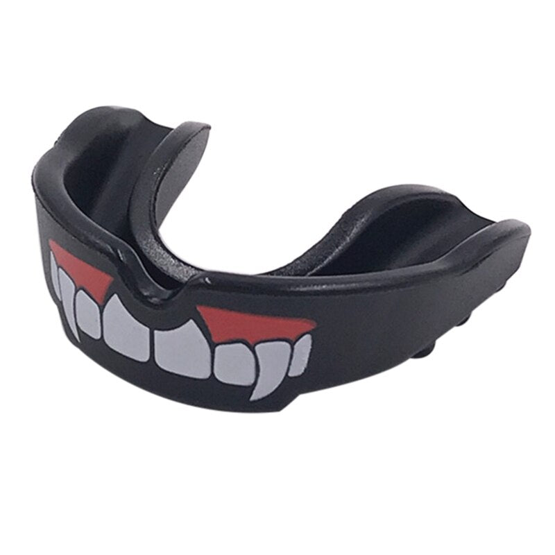 Adult Sports Mouth Outdoor Guards Oral Teeth Safety Protectory Printed Food Grade EVA Rugby Basketball Training New.