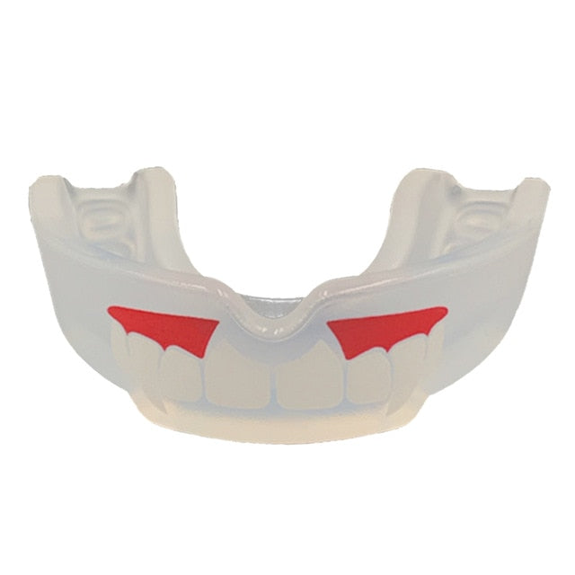 Adults Mouth Guard Mouthpiece Teeth Protective Braces with Storage Box & Lanyard for Boxing Rugby