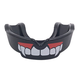 Adults Mouth Guard Mouthpiece Teeth Protective Braces with Storage Box & Lanyard for Boxing Rugby