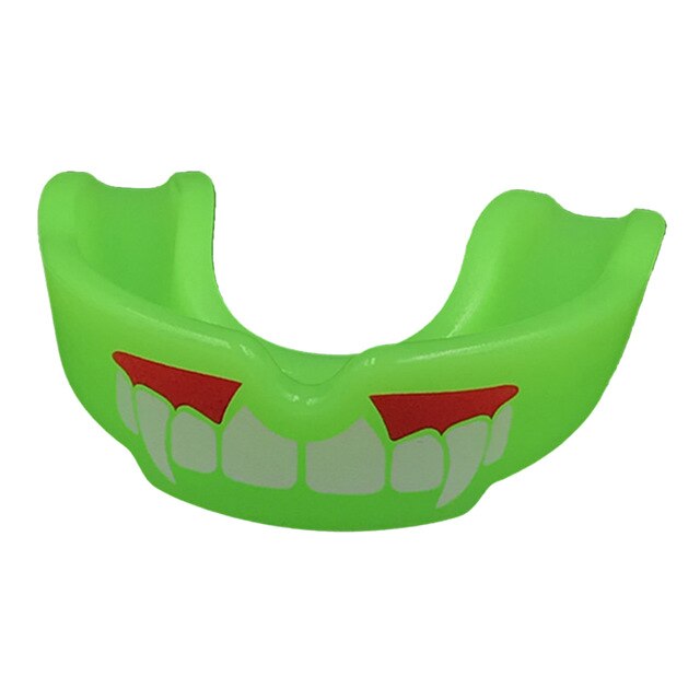Adults Mouth Guard Mouthpiece Teeth Protective Braces with Storage Box & Lanyard for Boxing Rugby