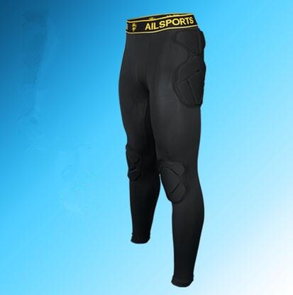 Rugby Football Soccer Jerseys Goalkeeper Uniforms Thickened Sponge Defend Pants EVA Padded Latex Anti-collision Elbow Knee Pads