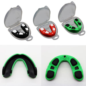 Two Color Boxing Braces Teeth Protector Mouthguard Sports Boxing Mouth Guard Tooth Protection For Basketball Rugby Boxing